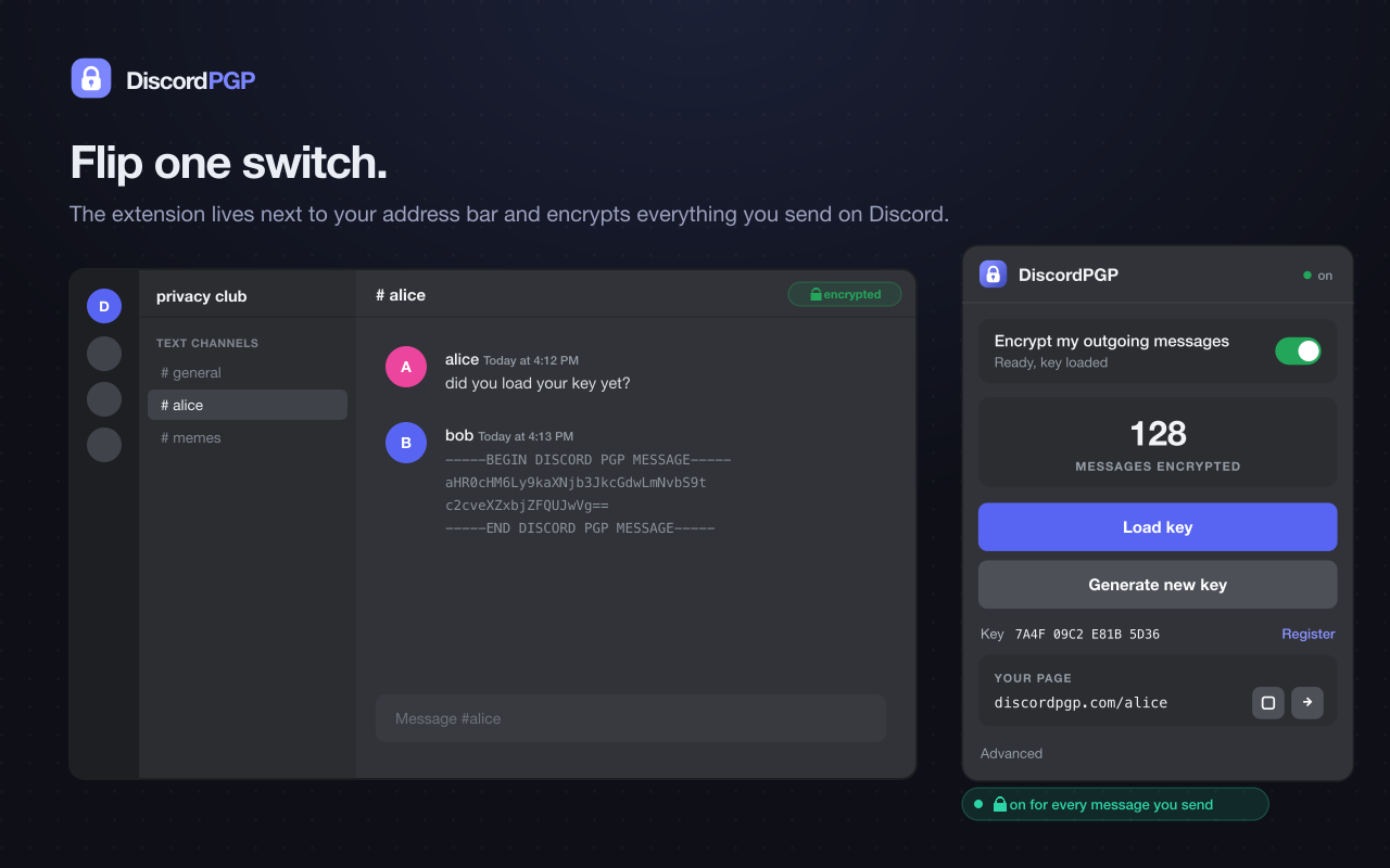 Screenshot 1 · encrypt/decrypt